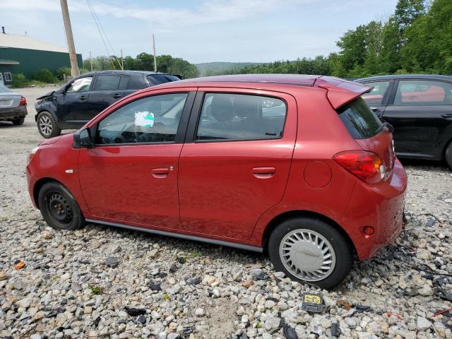 ML32A3HJ2EH021576 - 2014 MITSUBISHI MIRAGE DE RED photo 2