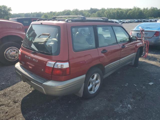 JF1SF65591H723255 - 2001 SUBARU FORESTER S RED photo 3