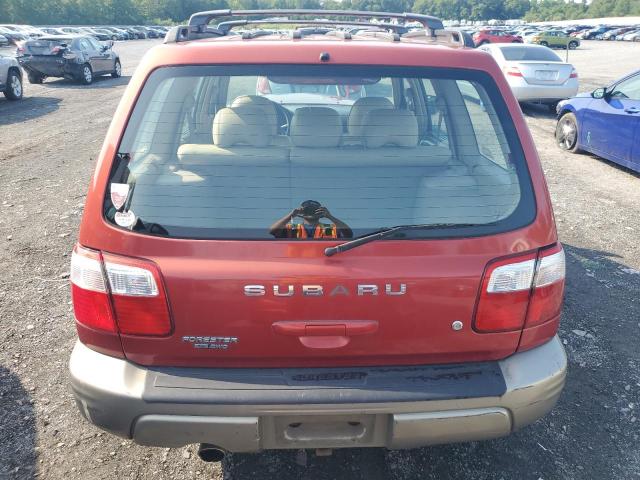 JF1SF65591H723255 - 2001 SUBARU FORESTER S RED photo 6