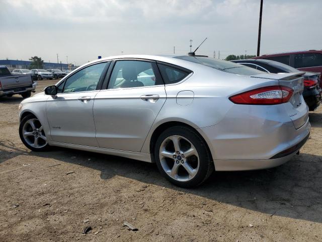 3FA6P0LU8ER396468 - 2014 FORD FUSION SE HYBRID SILVER photo 2