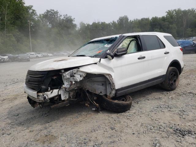 1FM5K8AR5EGC51487 - 2014 FORD EXPLORER POLICE INTERCEPTOR WHITE photo 1
