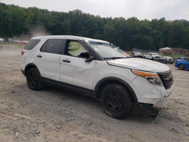 1FM5K8AR5EGC51487 - 2014 FORD EXPLORER POLICE INTERCEPTOR WHITE photo 4