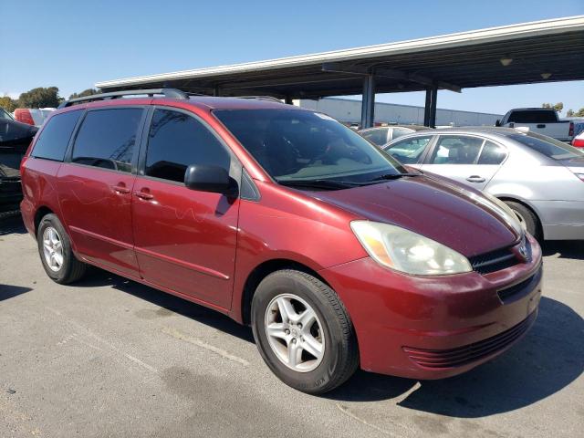 5TDZA23C74S157727 - 2004 TOYOTA SIENNA CE RED photo 4