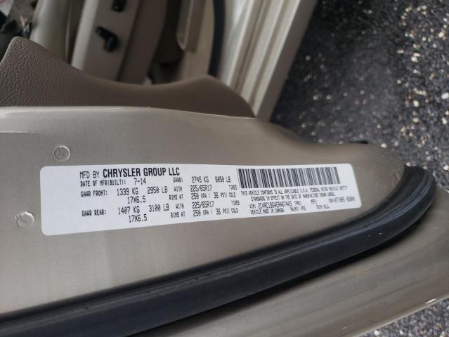 2C4RC1BG4ER467403 - 2014 CHRYSLER TOWN & COU TOURING 棕色 照片 10