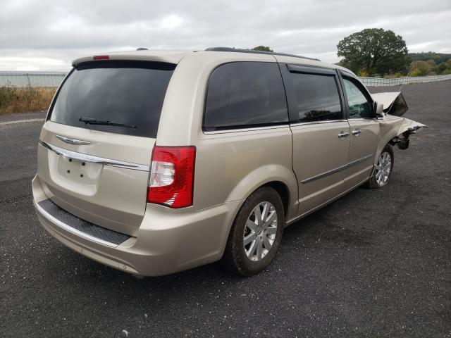 2C4RC1BG4ER467403 - 2014 CHRYSLER TOWN & COU TOURING 棕色 照片 4