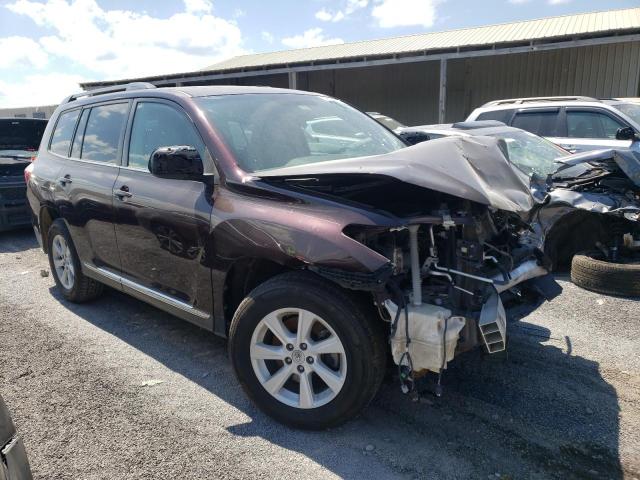 5TDBK3EH0CS113886 - 2012 TOYOTA HIGHLANDER BASE MAROON photo 4