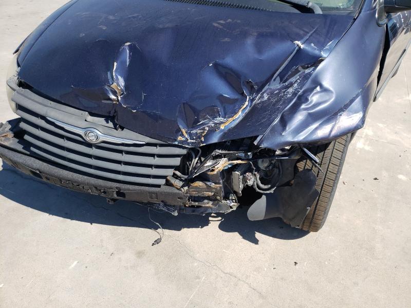 1C4GP45R45B253648 - 2005 CHRYSLER TOWN & COU ლურჯი ფოტო 9