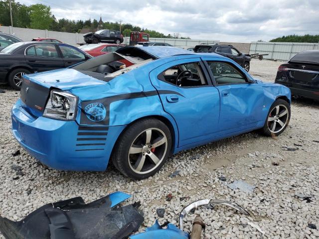 2B3KA73W28H171792 - 2008 DODGE CHARGER SRT-8 BLUE photo 3