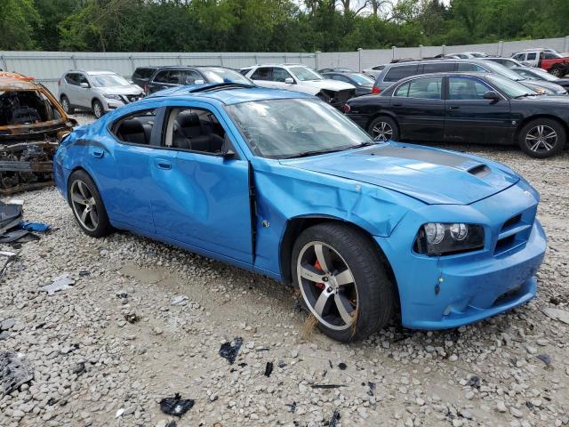 2B3KA73W28H171792 - 2008 DODGE CHARGER SRT-8 BLUE photo 4