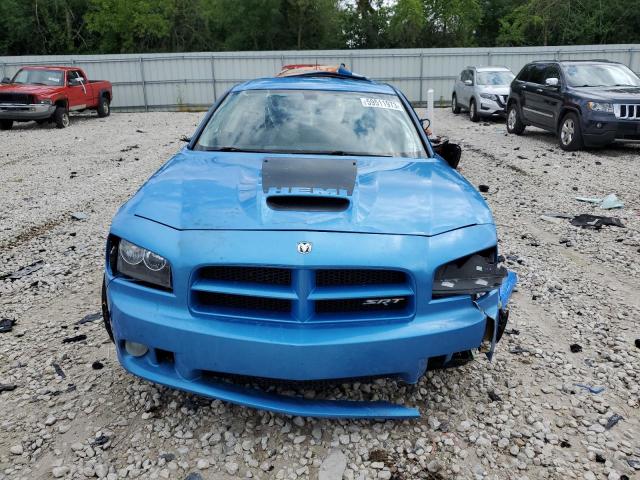 2B3KA73W28H171792 - 2008 DODGE CHARGER SRT-8 BLUE photo 5