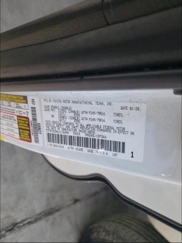 5TFRX5GN4LX176949 - 2020 TOYOTA TACOMA ACCESS CAB Ақ фото 10