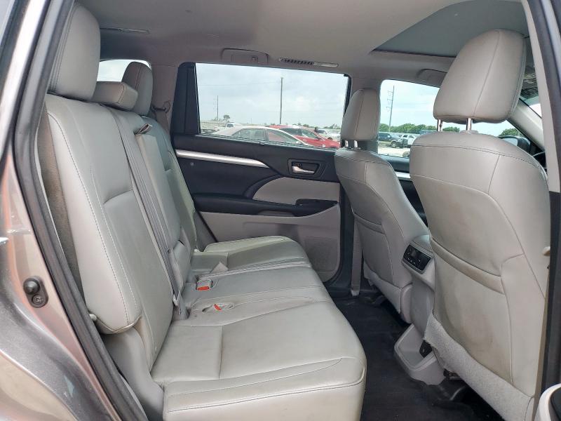 5TDKKRFH7FS112885 - 2015 TOYOTA HIGHLANDER XLE GRAY photo 11