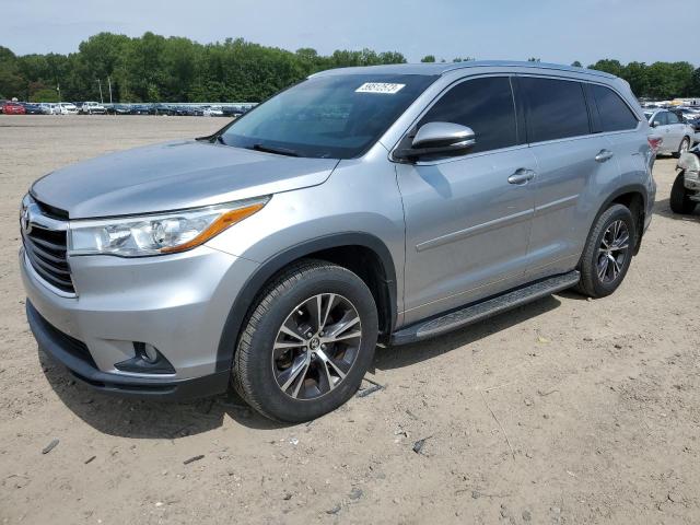 5TDKKRFH6GS163747 - 2016 TOYOTA HIGHLANDER XLE Silber Foto 1
