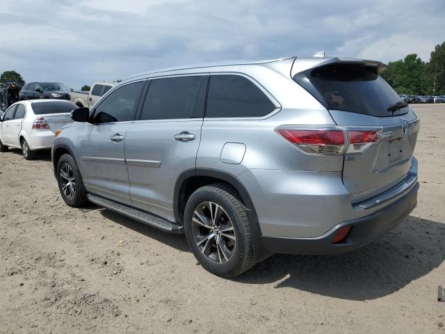5TDKKRFH6GS163747 - 2016 TOYOTA HIGHLANDER XLE Silber Foto 2