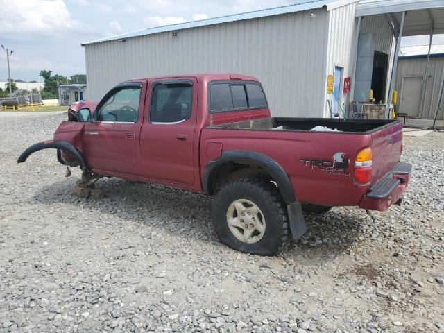 5TEGN92N04Z306991 - 2004 TOYOTA TACOMA DOUBLE CAB PRERUNNER BURGUNDY photo 2