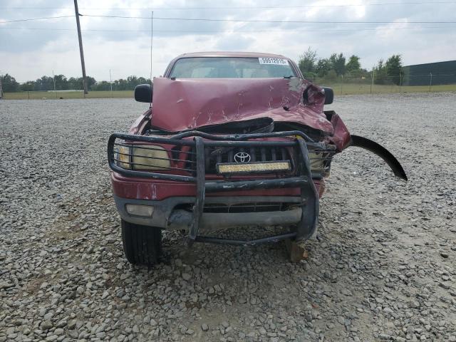 5TEGN92N04Z306991 - 2004 TOYOTA TACOMA DOUBLE CAB PRERUNNER BURGUNDY photo 5