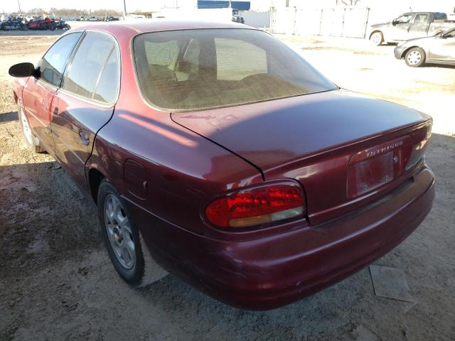 1G3WS52H41F242504 - 2001 OLDSMOBILE INTRIGUE GL MAROON photo 3