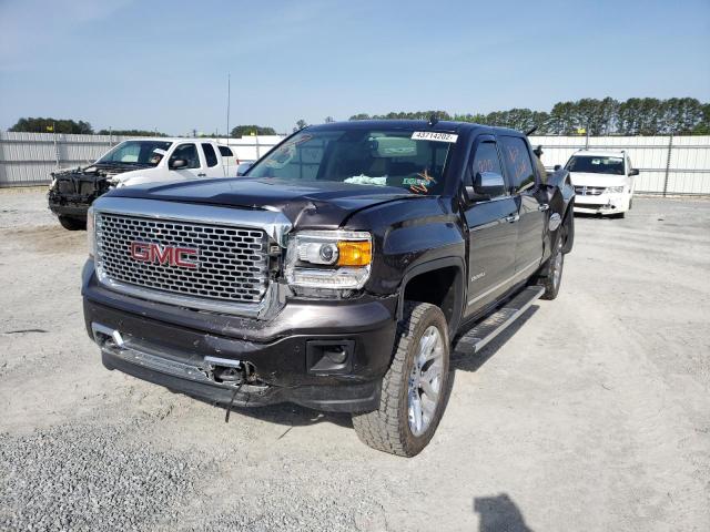 3GTU2WEJ7EG341074 - 2014 GMC SIERRA K1500 DENALI BLACK photo 2