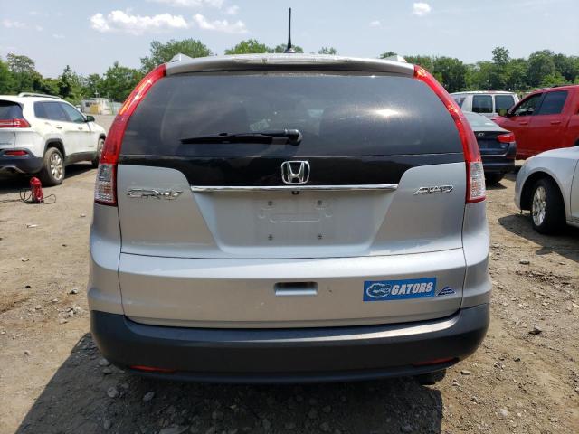 5J6RM4H72EL073858 - 2014 HONDA CR-V EXL SILVER photo 6