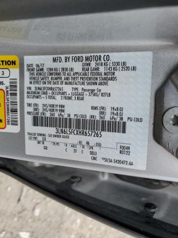 3LN6L5FCXHR657265 - 2017 LINCOLN MKZ RESERVE 银色 照片 13