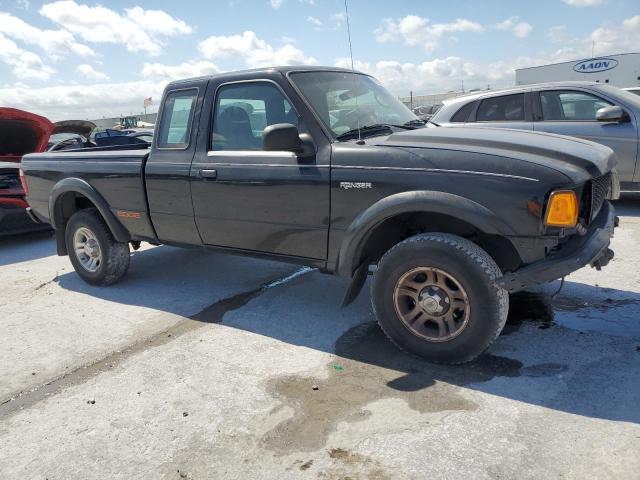 1FTYR14V63PA25050 - 2003 FORD RANGER SUPER CAB BLACK photo 4