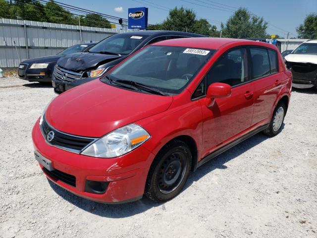 3N1BC1CP0BL423149 - 2011 NISSAN VERSA S RED photo 1