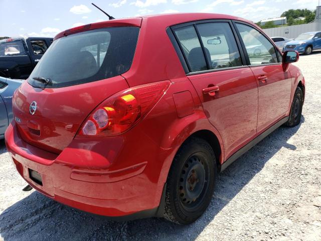 3N1BC1CP0BL423149 - 2011 NISSAN VERSA S RED photo 3