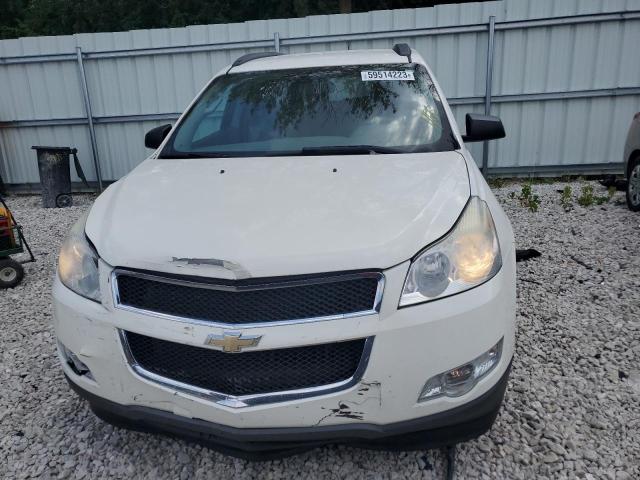 1GNLREED1AJ239488 - 2010 CHEVROLET TRAVERSE LS WHITE photo 5