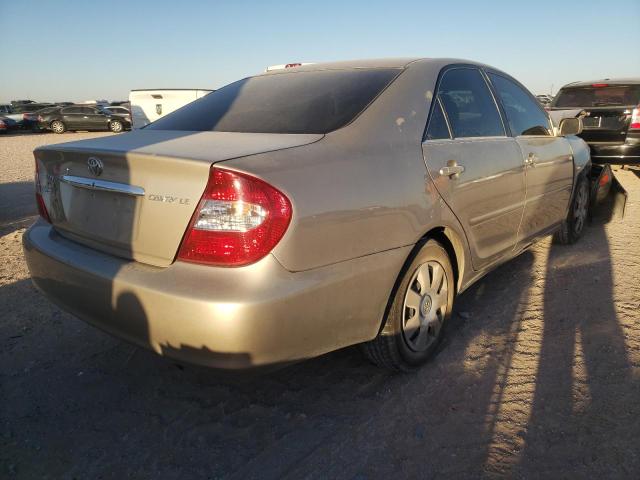 4T1BE32K14U894918 - 2004 TOYOTA CAMRY LE TAN photo 4