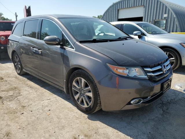 5FNRL5H91EB038361 - 2014 HONDA ODYSSEY TOURING ნაცრისფერი ფოტო 4