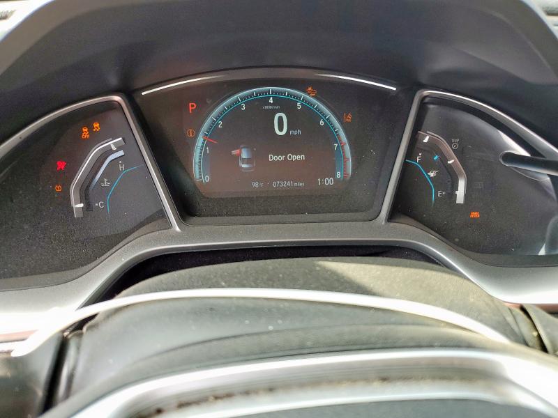 2HGFC2F82JH541799 - 2018 HONDA CIVIC EX RED photo 9