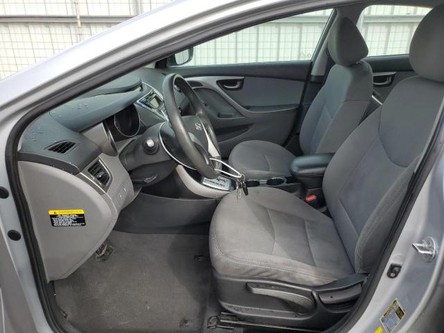 5NPDH4AE8BH032423 - 2011 HYUNDAI ELANTRA GLS SILVER photo 7