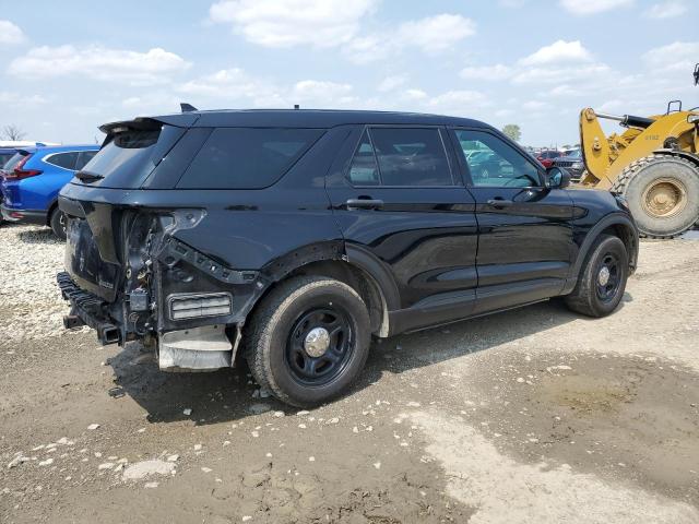 1FM5K8AB3LGC01073 - 2020 FORD EXPLORER POLICE INTERCEPTOR შავი ფოტო 3