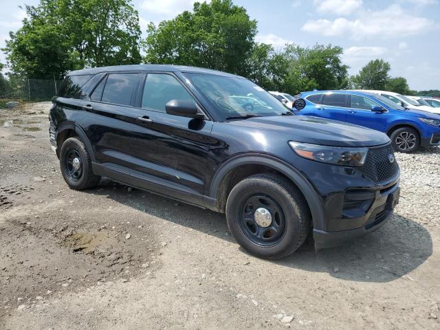 1FM5K8AB3LGC01073 - 2020 FORD EXPLORER POLICE INTERCEPTOR შავი ფოტო 4