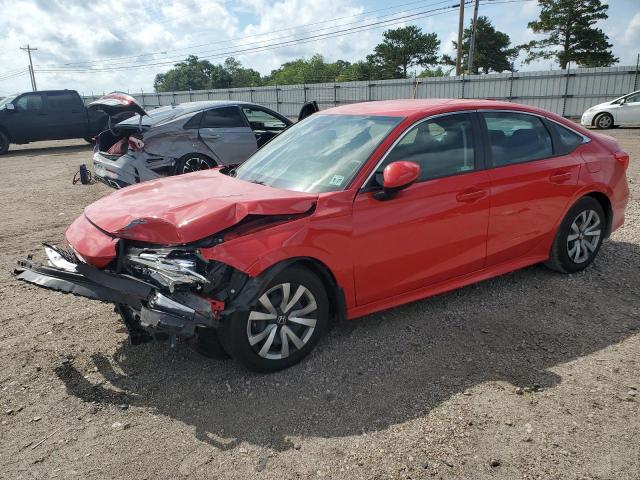 2HGFE2F23PH566760 - 2023 HONDA CIVIC LX RED photo 1