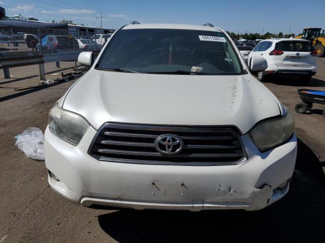 JTEES43A582003659 - 2008 TOYOTA HIGHLANDER SPORT WHITE photo 5