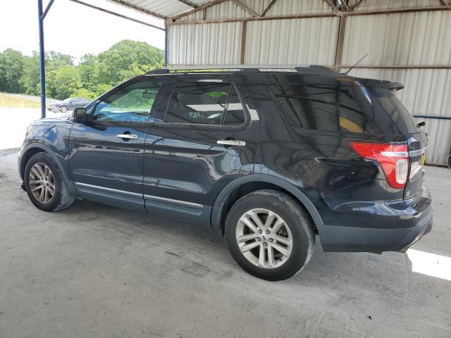 1FMHK7D82CGA54350 - 2012 FORD EXPLORER XLT BLACK photo 2