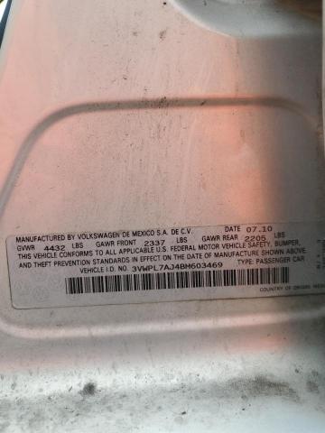3VWPL7AJ4BM603469 - 2011 VOLKSWAGEN JETTA TDI Beige photo 12
