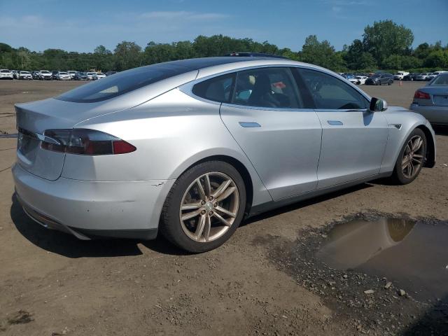 5YJSA1CG9DFP06427 - 2013 TESLA MODEL S SILVER photo 3