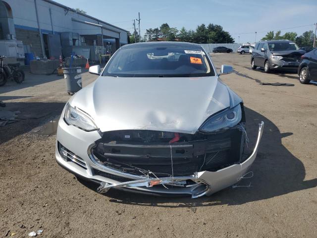 5YJSA1CG9DFP06427 - 2013 TESLA MODEL S SILVER photo 5