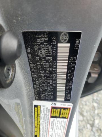 4T1G11AK9PU118533 - 2023 TOYOTA CAMRY SE NIGHT SHADE SILVER photo 12