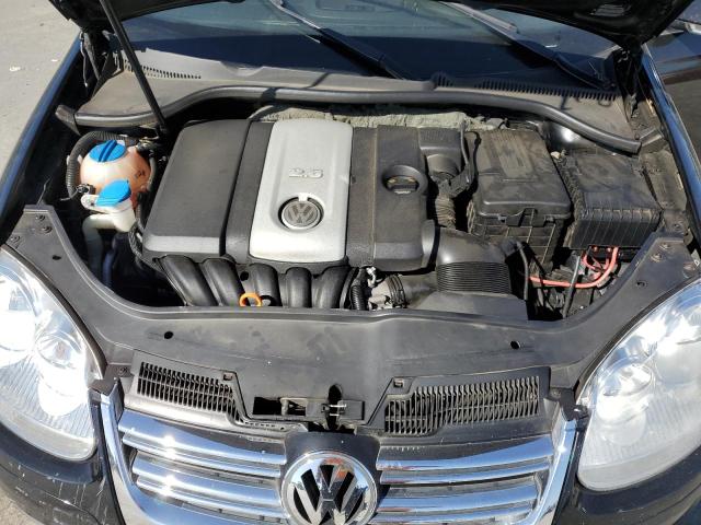 3VWEG71K77M192418 - 2007 VOLKSWAGEN JETTA WOLFSBURG 黑色 照片 11