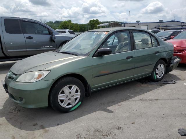 2HGES163X4H570842 - 2004 HONDA CIVIC DX VP Grün Foto 1