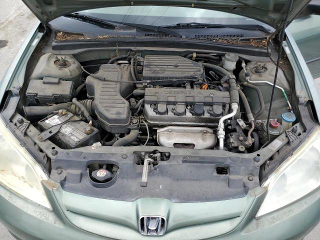 2HGES163X4H570842 - 2004 HONDA CIVIC DX VP Grün Foto 11