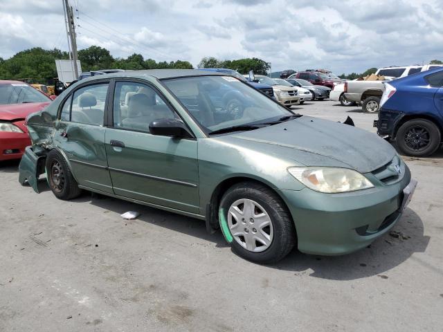 2HGES163X4H570842 - 2004 HONDA CIVIC DX VP Grün Foto 4