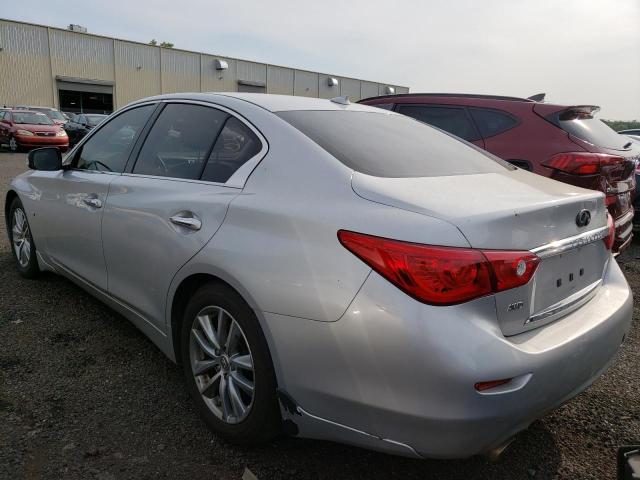 JN1BV7AR1FM396153 - 2015 INFINITI Q50 BASE SILVER photo 2