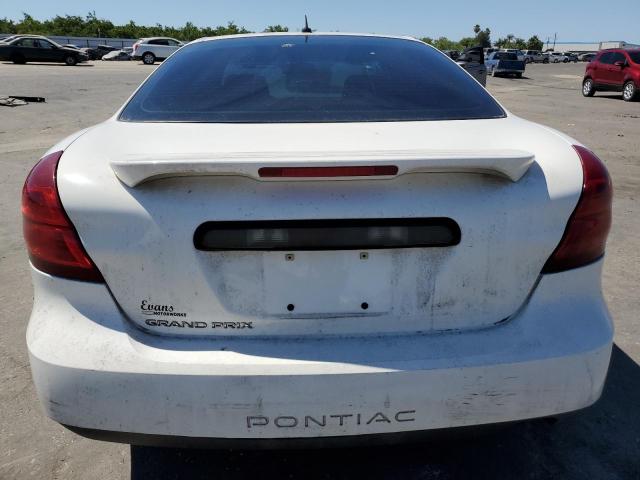 2G2WP552981186929 - 2008 PONTIAC GRAND PRIX WHITE photo 6