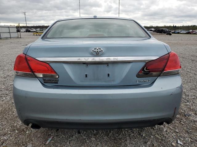 4T1BK3DB8BU401139 - 2011 TOYOTA AVALON BASE BLUE photo 6