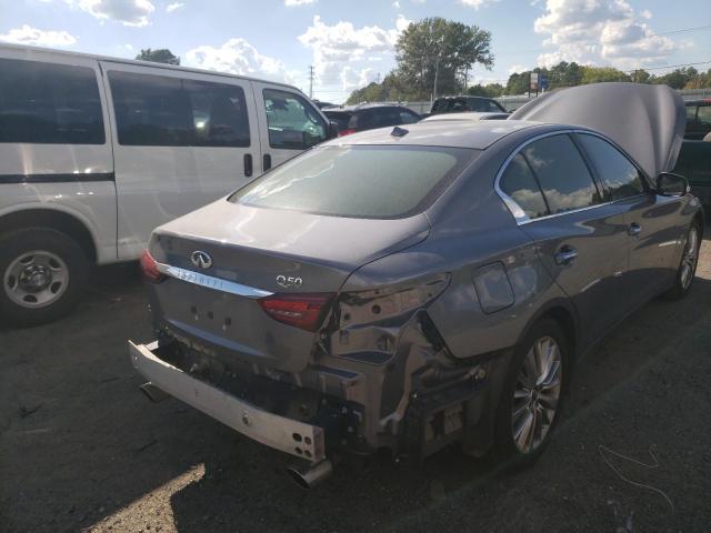 JN1EV7AP6LM205575 - 2020 INFINITI Q50 PURE SILVER photo 4