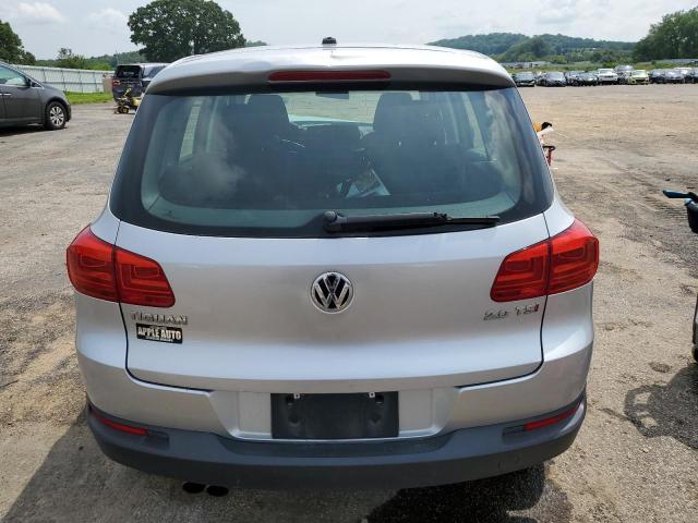 WVGAV3AXXEW542953 - 2014 VOLKSWAGEN TIGUAN S SILVER photo 6